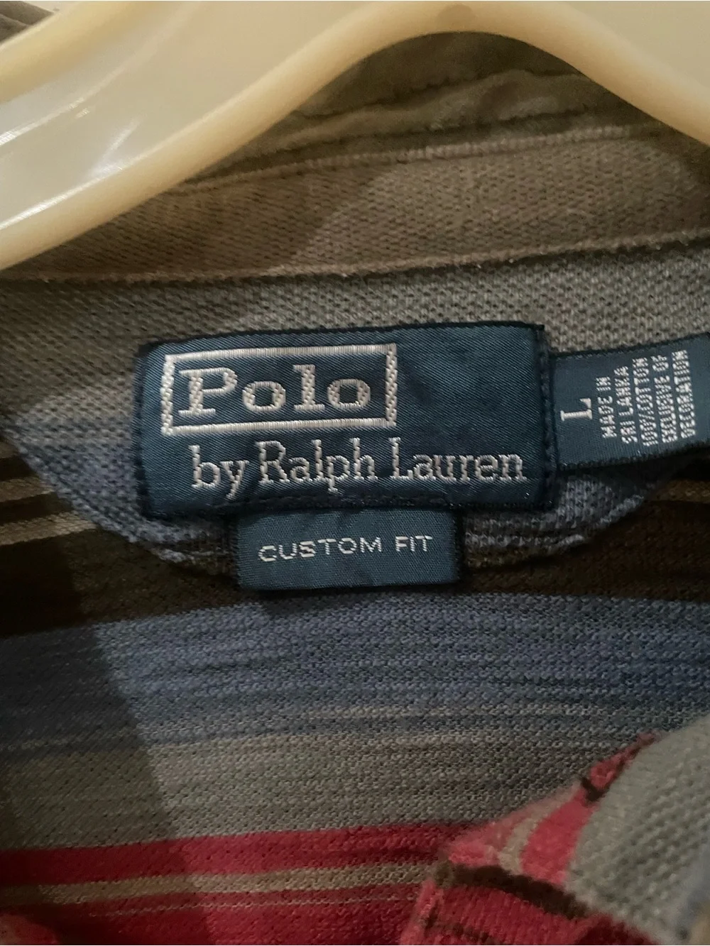 Ralph Lauren Multicolor Sarape Striped Polo — Red, Blue, Green, & Purple